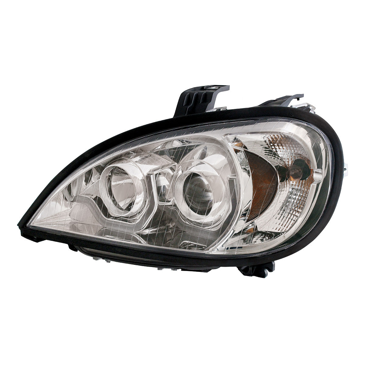 Chrome Projection Headlight With LED Position Light For 2001-2020 Freightliner Columbia - Driver