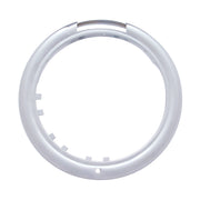 Stainless Steel Bullet Classic Headlight H4 With Amber LED & Signal - Clear Lens