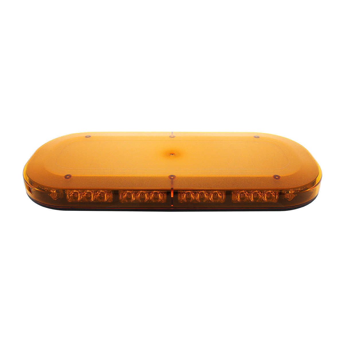 42 High Power LED Micro Warning Light Bar With Amber Lens - Magnet Mount