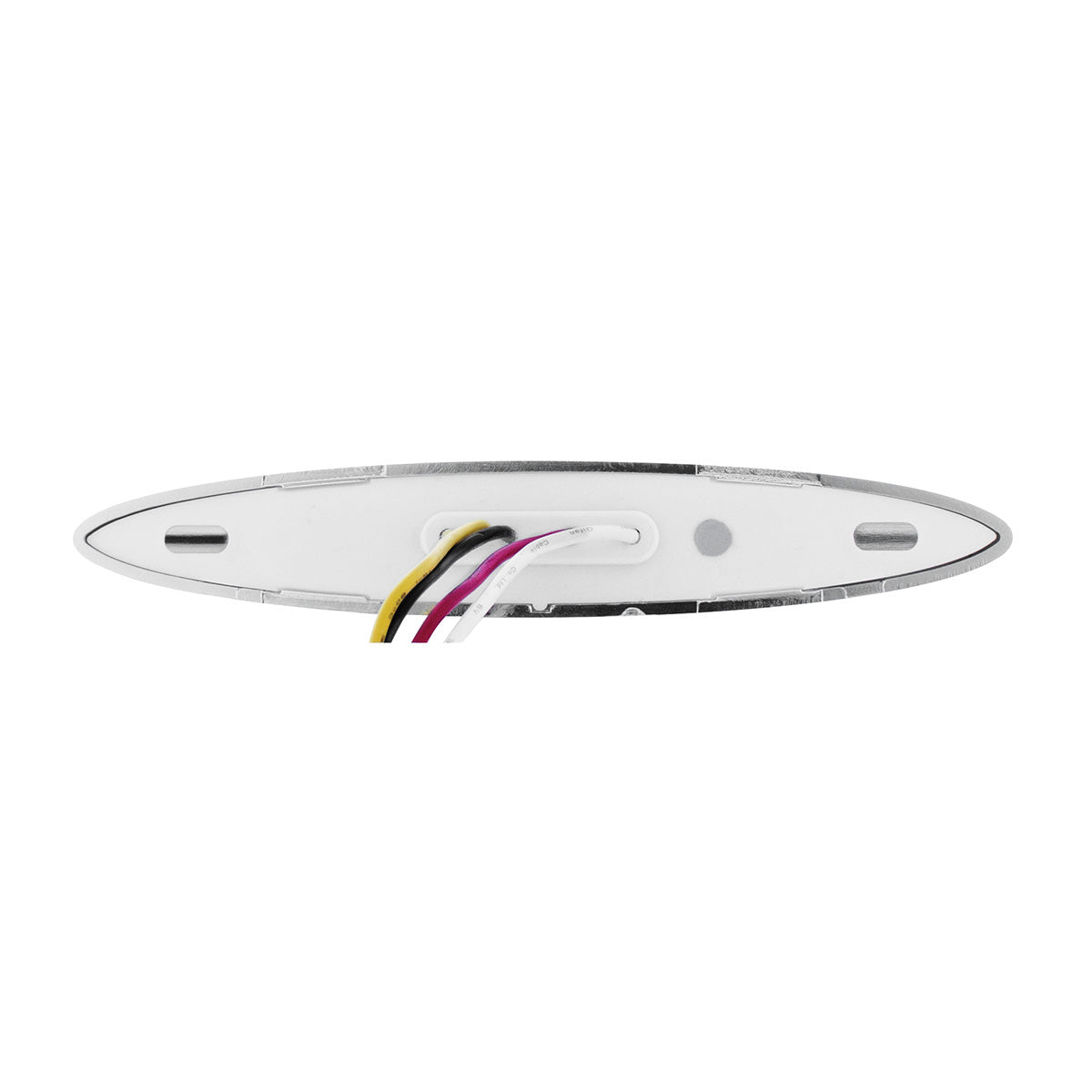 Double Fury 6 LED 6" Dual Function Marker Light With Chrome Bezel-Red & White/Clear Lens