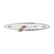Double Fury 6 LED 6" Dual Function Marker Light With Chrome Bezel-Red & White/Clear Lens
