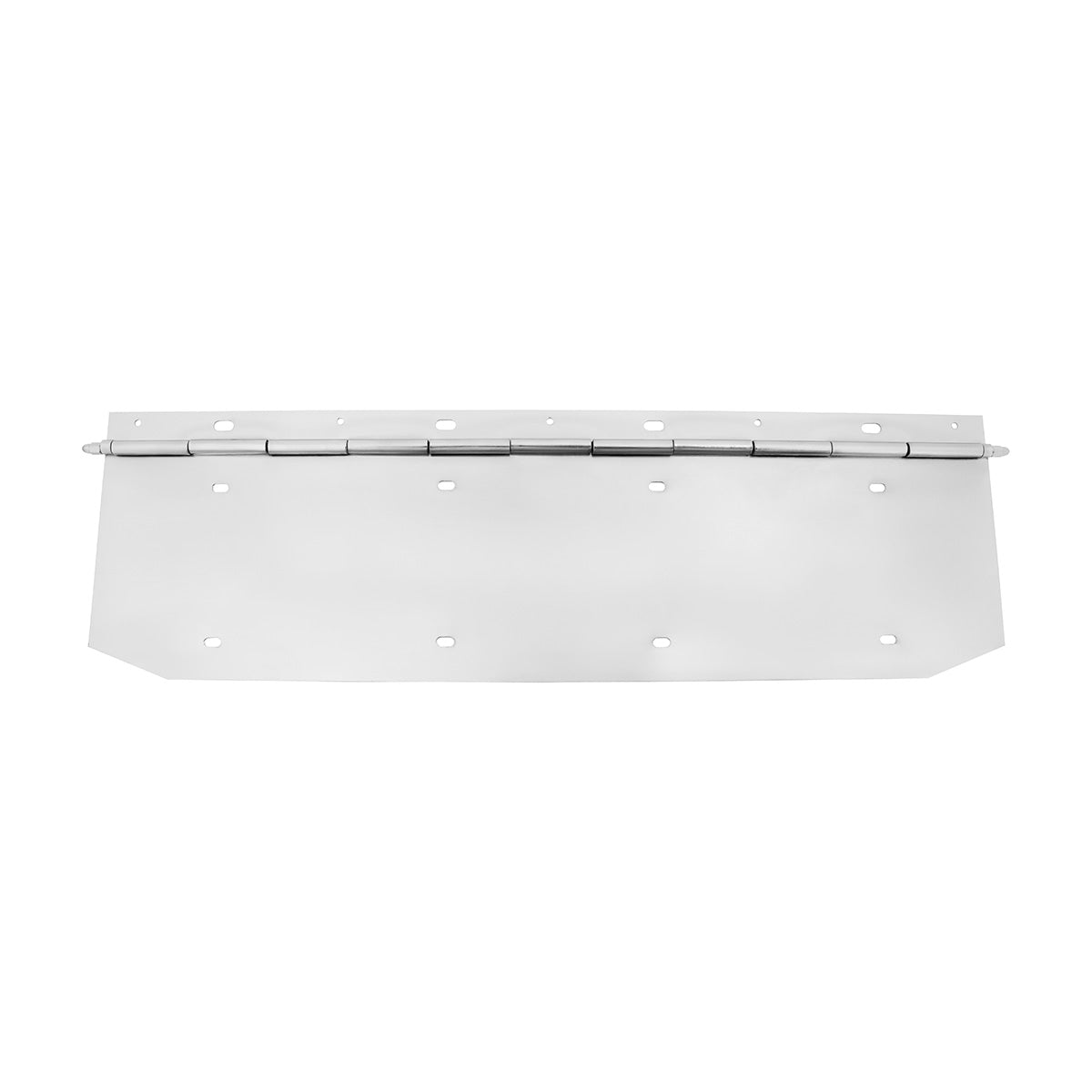 Chrome 2 License Plate Angled Holder With Hinge