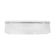 Chrome 2 License Plate Angled Holder With Hinge