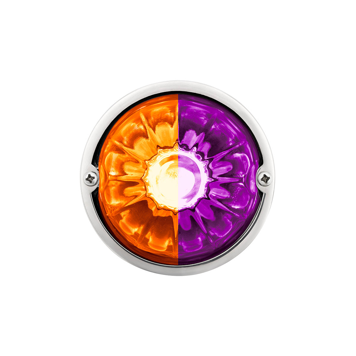 Double Fury 4 LED Glass Watermelon Light Kit-Amber & Purple LED