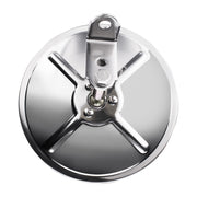 6" 430 Stainless Steel 320R Convex Mirror - Centered Mounting Stud