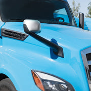 Chrome Hood Mirror With Heated Lens For 2018-2025 Freightliner Cascadia - Driver