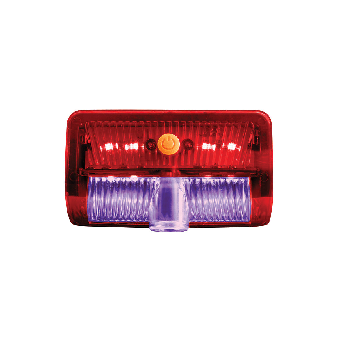9 LED Interior Door Light With American Flag Courtesy Projector Light For 2006+ Kenworth & Peterbilt Trucks