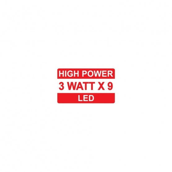 9 High Power LED Square Work Light - Flood