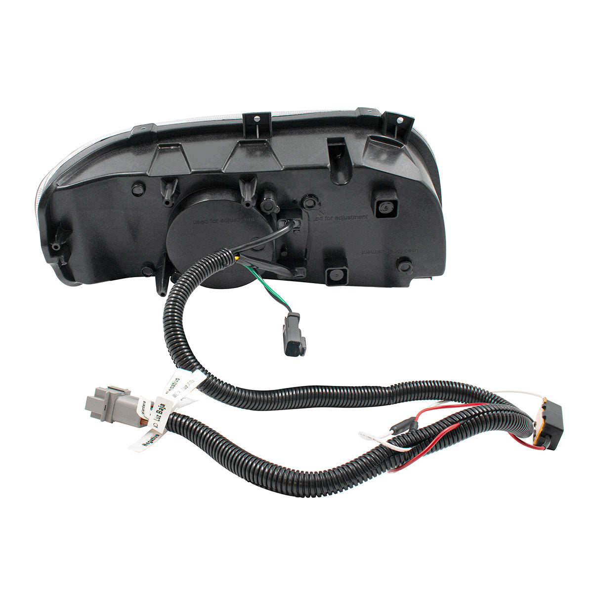 High Power LED Blackout Headlight With 8 LED Turn & 4 LED Position Light For 2008-2024 Peterbilt 389-Driver