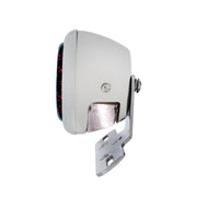 Chrome Motorcycle Rear Fender LP Bracket With 1933-36 Ford Style LED Tail Light