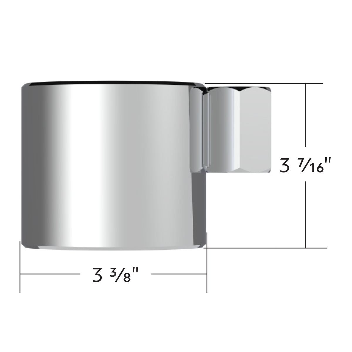 Heavy Duty Steel King Pin Lock With 12" Warning Tag For 2" Diameter Kingpin