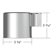 Heavy Duty Steel King Pin Lock With 12" Warning Tag For 2" Diameter Kingpin