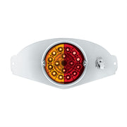 304 SS Above Door Dome Light Kit W/ 17 LED Double Fury Watermelon For 2008-2017 FL Cascadia-Amber & Red LED
