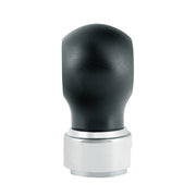 Thread-On Matte Black Charlotte Style Gearshift Knob With LED 13/15/18 Speed Adapter-Amber LED