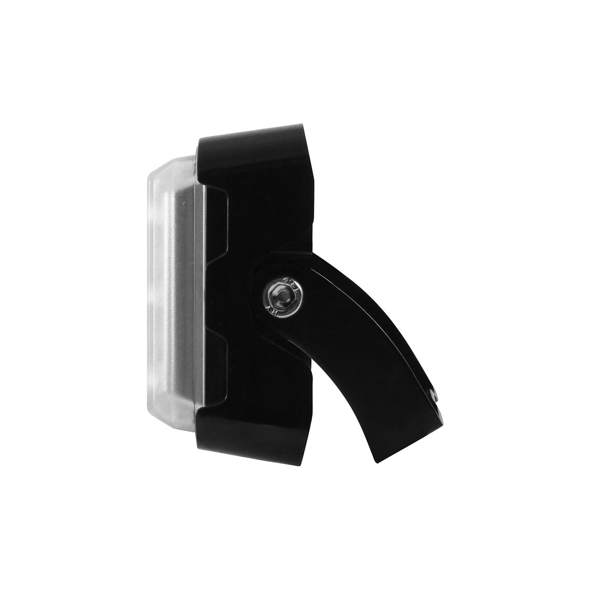 6 High Power LED Rectangular Warning Light With Bracket - Red LED (Bulk)