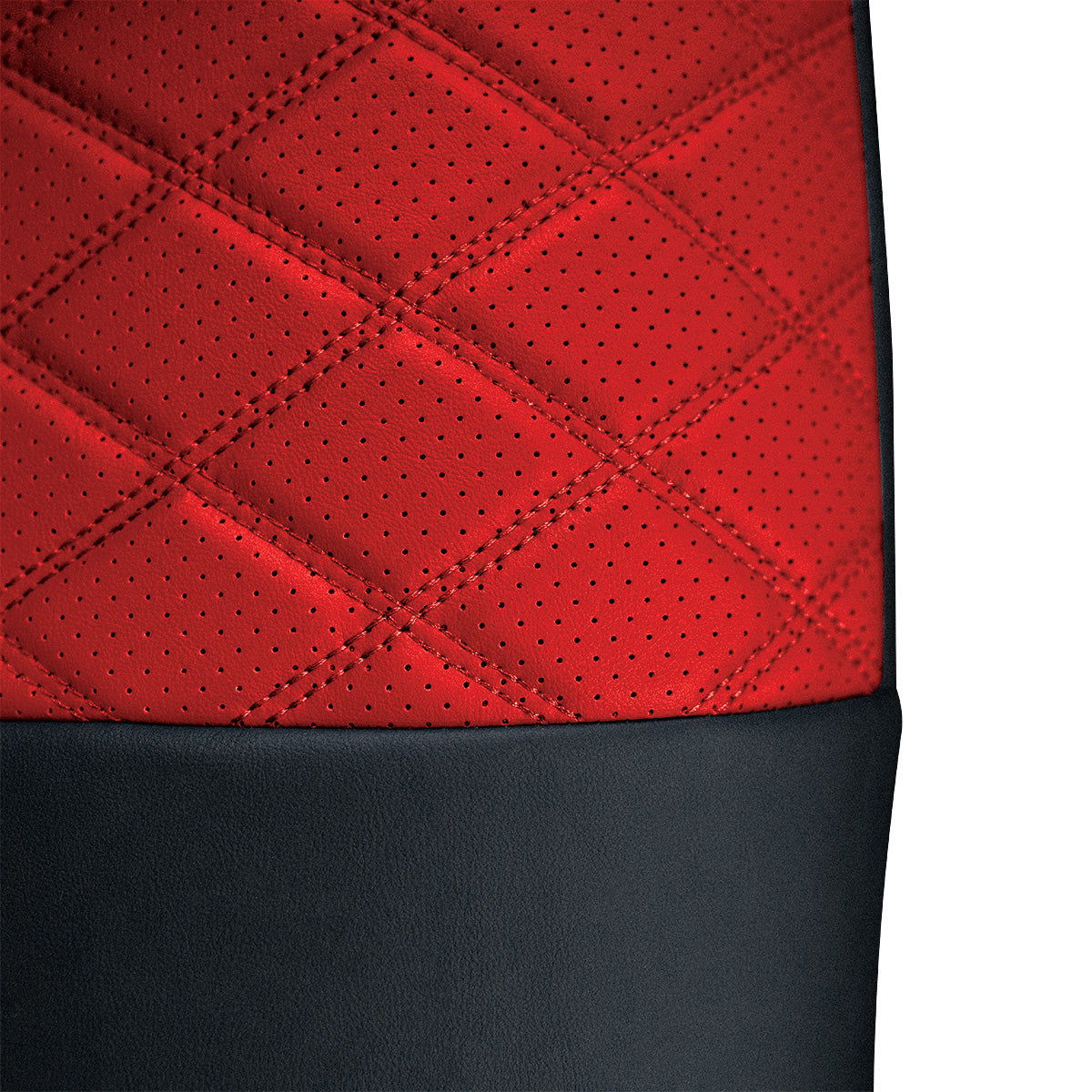 Riggear Napa Faux Leather Seat Cover Set For 2008-2025 Freightliner Cascadia-Red