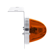 UltraBurst Glass Watermelon Light With Stainless Steel Light Bracket Kit-Amber LED/Dark Amber Lens
