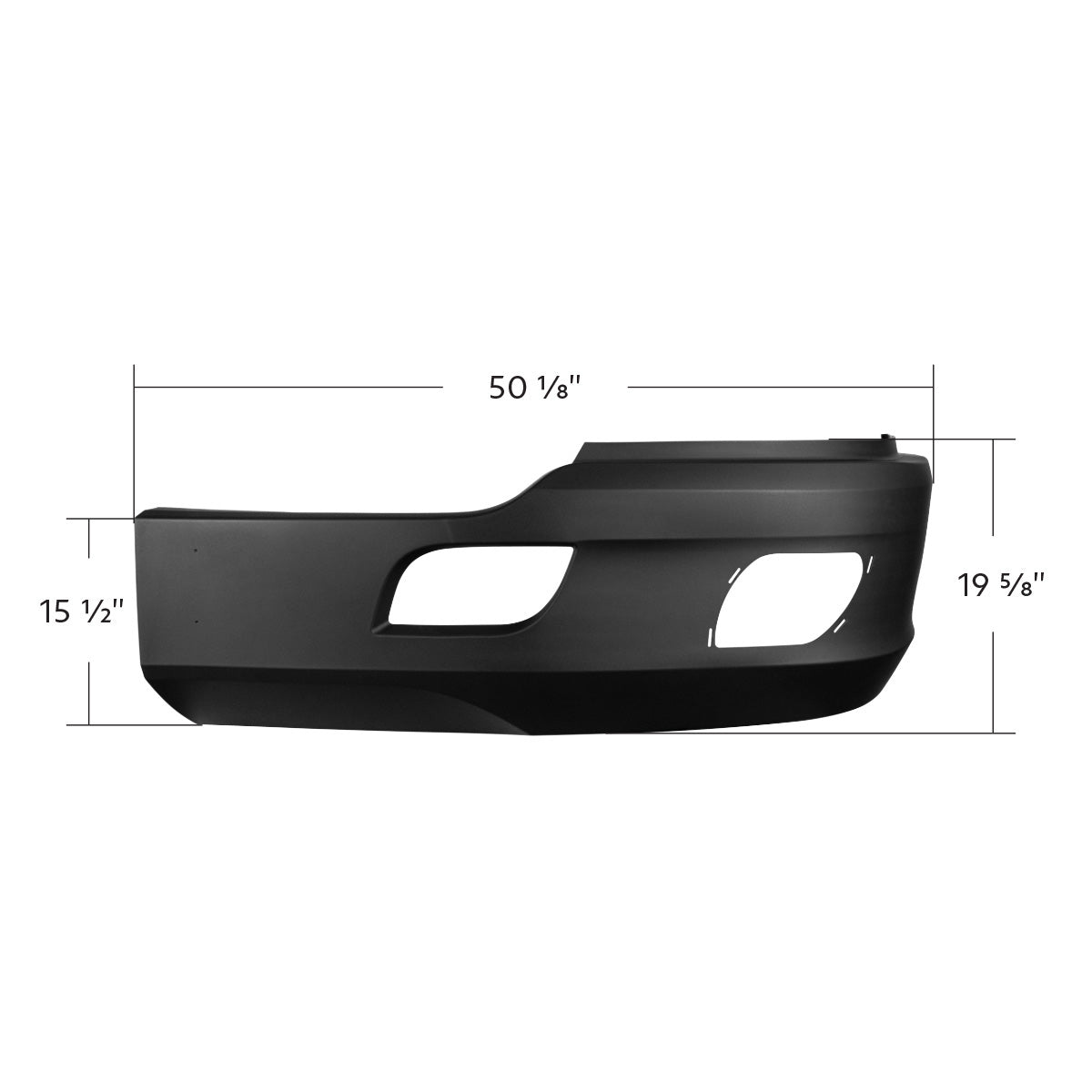Bumper Cover With Fog Light Opening For 2013-2021 Kenworth T680-Driver