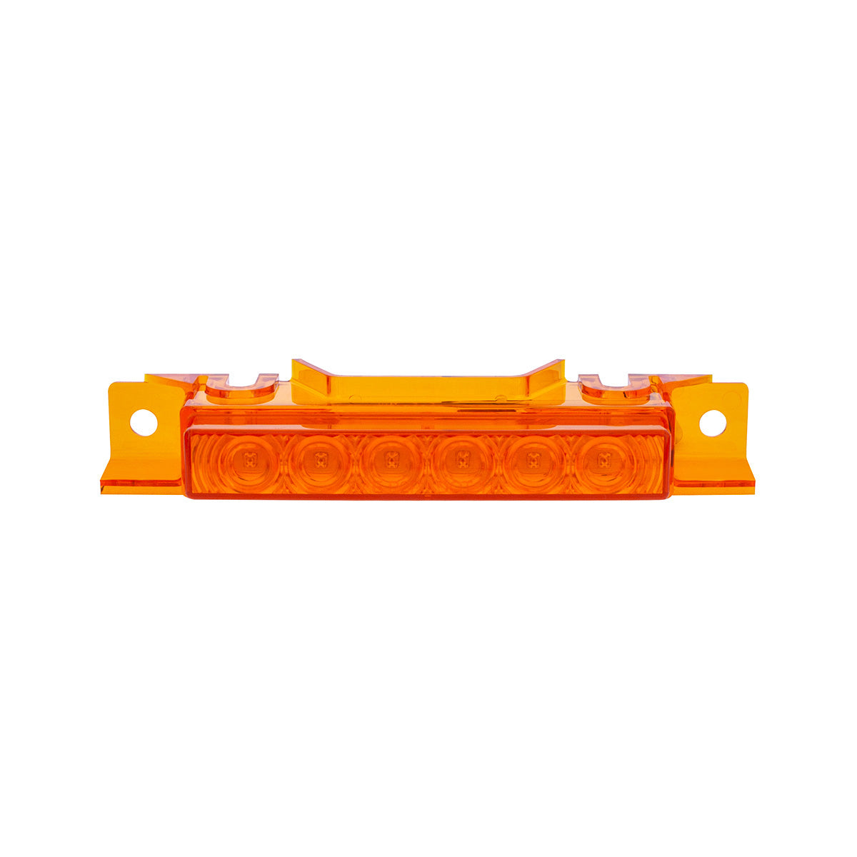 6 LED Competition Series Exterior Visor Light For 1996-2024 Volvo VNL-Amber LED/Amber Lens (5 Pcs)
