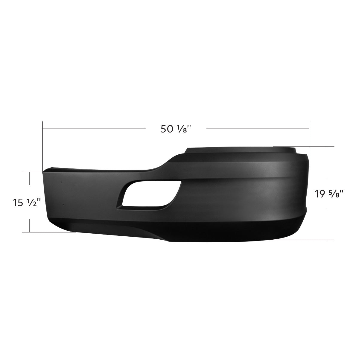Bumper Cover Without Fog Light Opening For 2013-2021 Kenworth T680-Driver