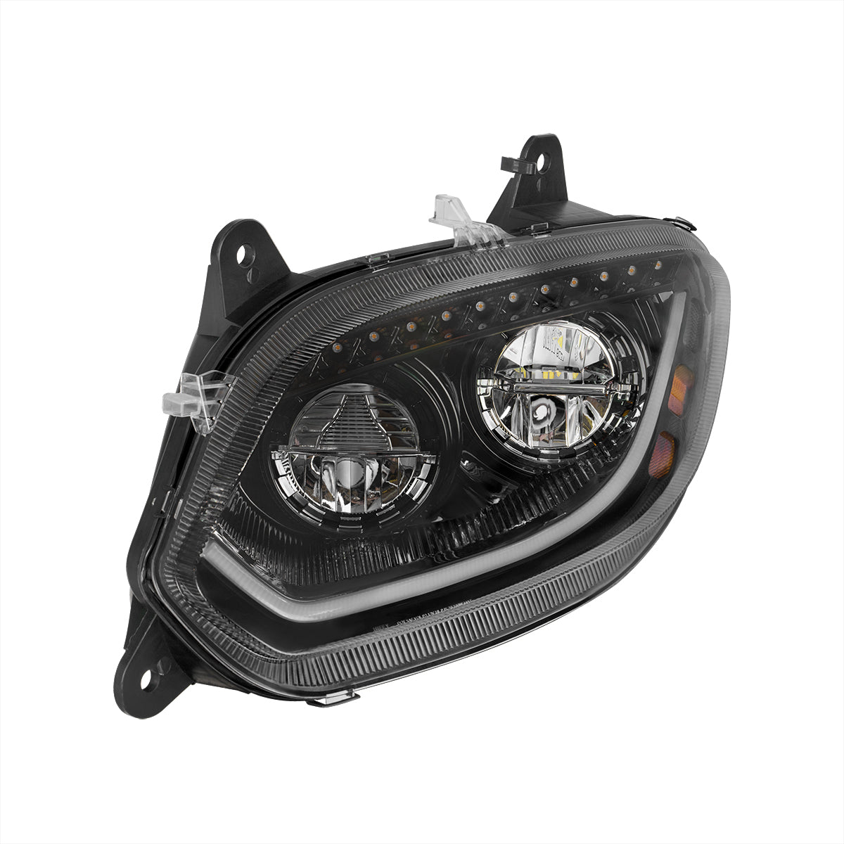 Black LED 86 Headlight For 2018-2025 International LT Truck - Driver