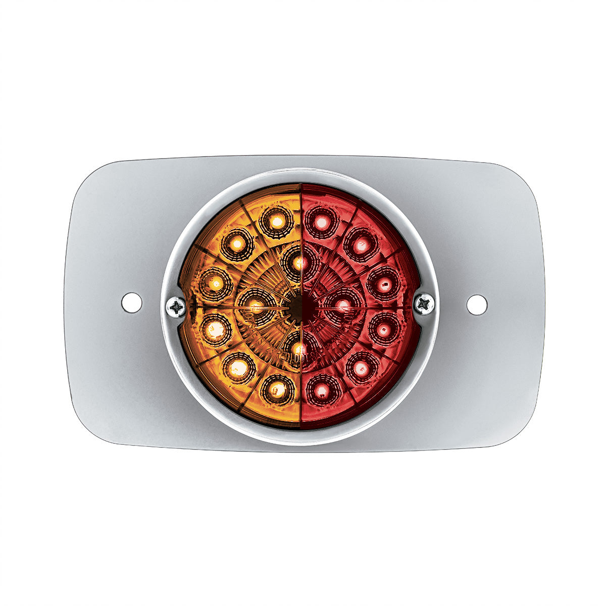 304 SS Turn Signal Light Kit W/ 17 LED Double Fury Watermelon For 2008-2017 FL Cascadia-Amber & Red LED