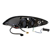 Black Projection Headlight With LED Turn Signal & Light Bar For 2006-2017 International Prostar - Passenger