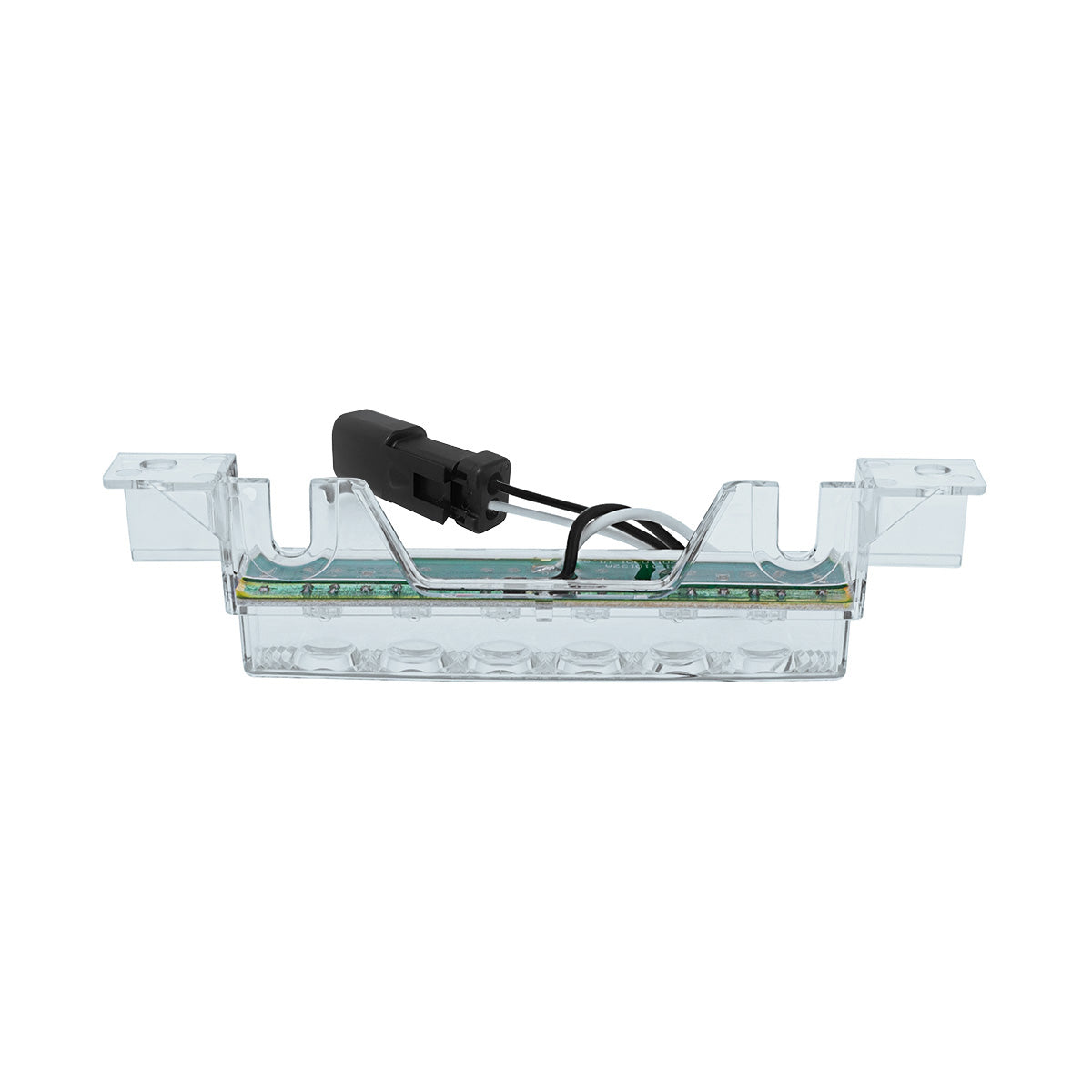 6 LED Competition Series Exterior Visor Light For 1996-2024 Volvo VNL-Amber LED/Clear Lens