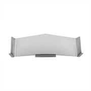Stainless Steel Visor For 4" X 6" Rectangular Headlight, Flat Top Style