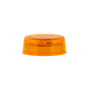 7 LED 2" Round Turbine Light (Clearance/Marker) - Amber LED/Amber Lens