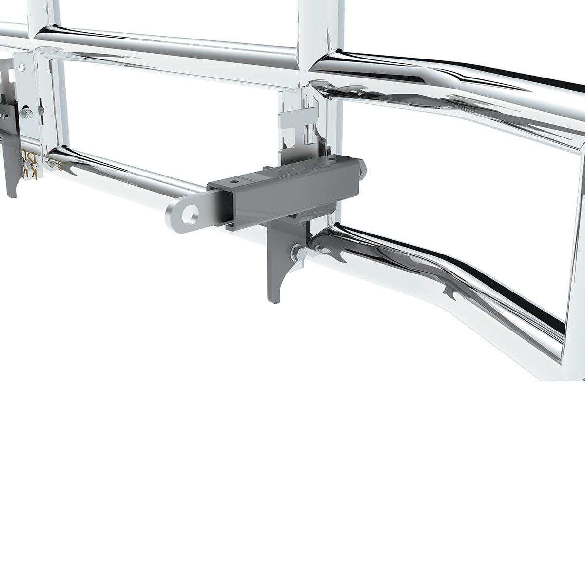 HighwayShield I10-304 Stainless Steel Grille Guard & Bracket Kit For 2022-2025 PB 579 & KW T680