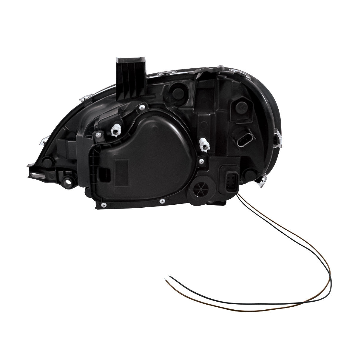 Chrome Projection Headlight With LED Position Light For 2001-2020 Freightliner Columbia - Passenger