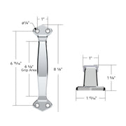 Chrome Grab Handle Only