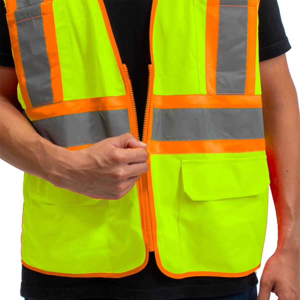 RigGear High Visibility Reflective Yellow Safety Vest-XXX Large