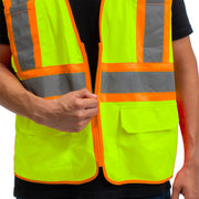 RigGear High Visibility Reflective Yellow Safety Vest-XXX Large