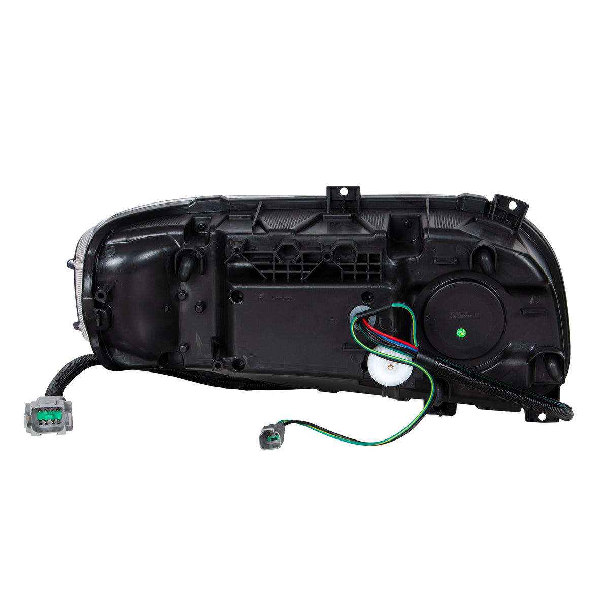 Chrome LED Headlight With LED Turn & Position Light Bar For Peterbilt 388 (2008-2015) & 389 (2008-2023)- Driver