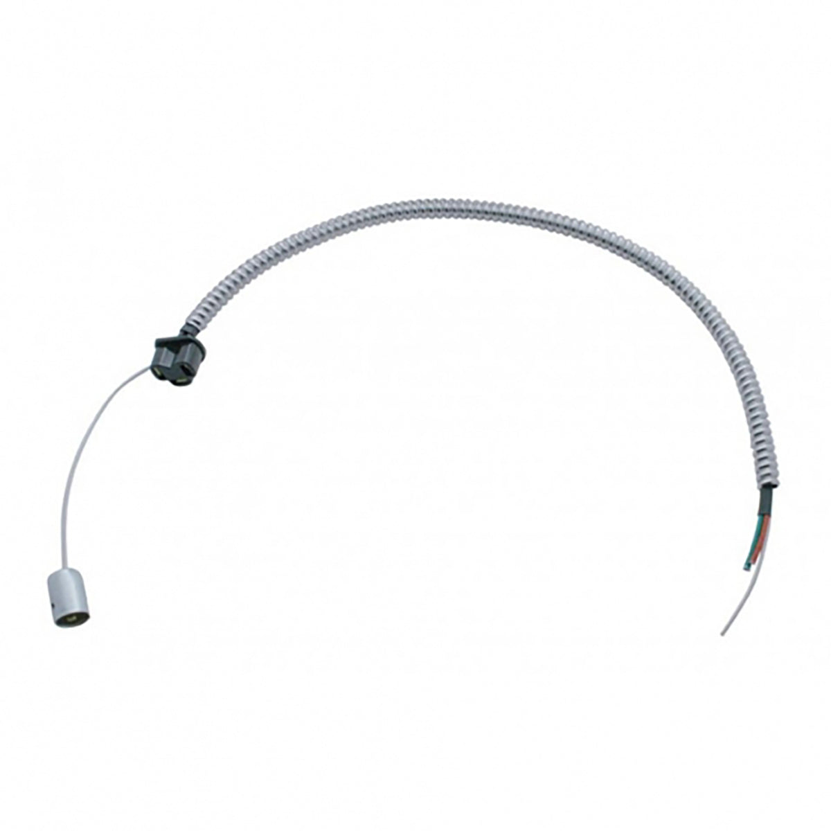 Chrome Guide 682-C Style Headlight Assembly W/LED Headlight & Dual Color Position Light - R/H (Horizontal Mount)