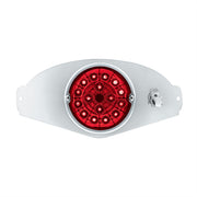 304 SS Above Door Dome Light Kit W/ 17 LED Double Fury Watermelon For 2008-2017 FL Cascadia-Red & Blue LED