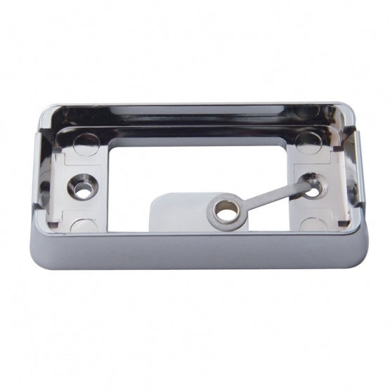 Rectangular Light Kit (Clearance/Marker) With Chrome Bracket - Red Lens