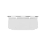 Chrome 1 License Plate Angled Holder With Hinge