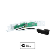 6 LED Competition Series Exterior Visor Light For 1996-2024 Volvo VNL-Amber LED/Clear Lens