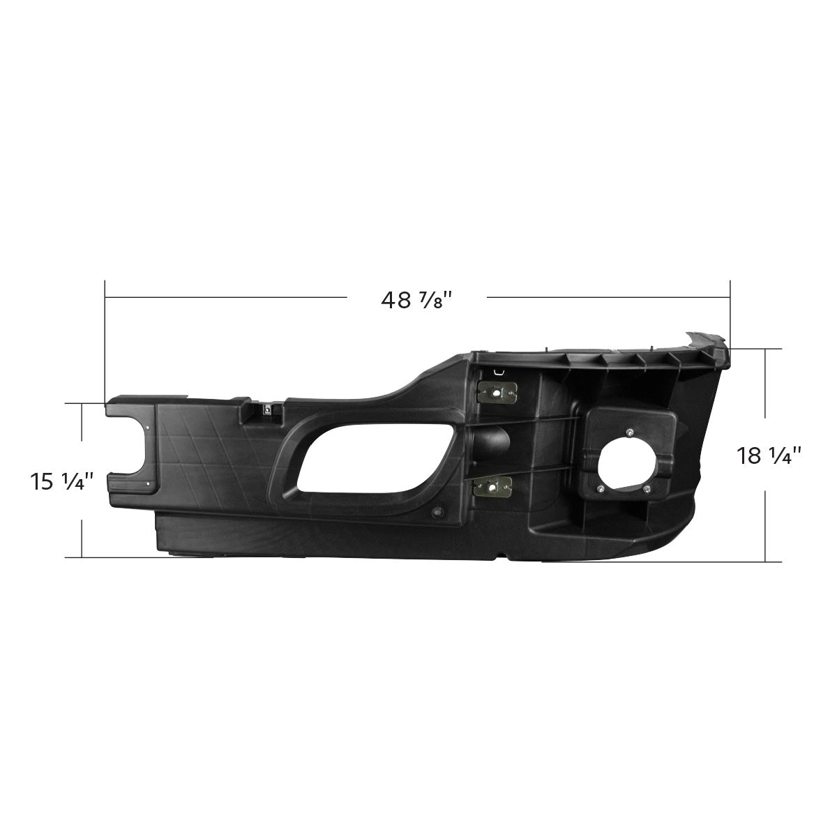 Bumper Reinforcement With Fog Light Holes For 2013-2021 Kenworth T680-Driver