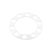 Chrome Plastic Single Hub Design Rear Axle Cover With 33mm Thread-On Nut Covers