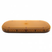 42 High Power LED Micro Warning Light Bar With Amber Lens - Magnet Mount