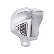 10 High Power LED "Blackout" Projection Headlight Assembly W/Mounting Arm & Turn Signal Side Pod - Passenger Side