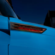 Hood Air Intake Grille With Red LED For 2018-2024 Freightliner Cascadia 126 - Passenger