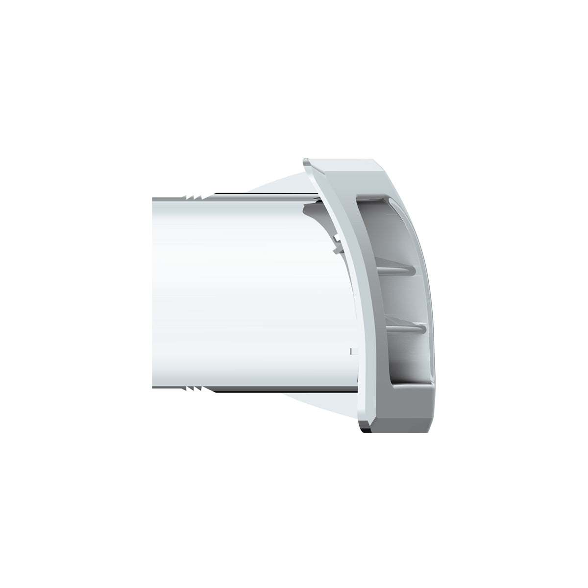 Chrome Plastic A/C Vent For 2008-2017 Freightliner Cascadia - Passenger/Fixed