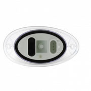 7 LED Turn Signal Light For 2008-2017 Freightliner Cascadia - Dome Lens, Amber LED/Clear Lens