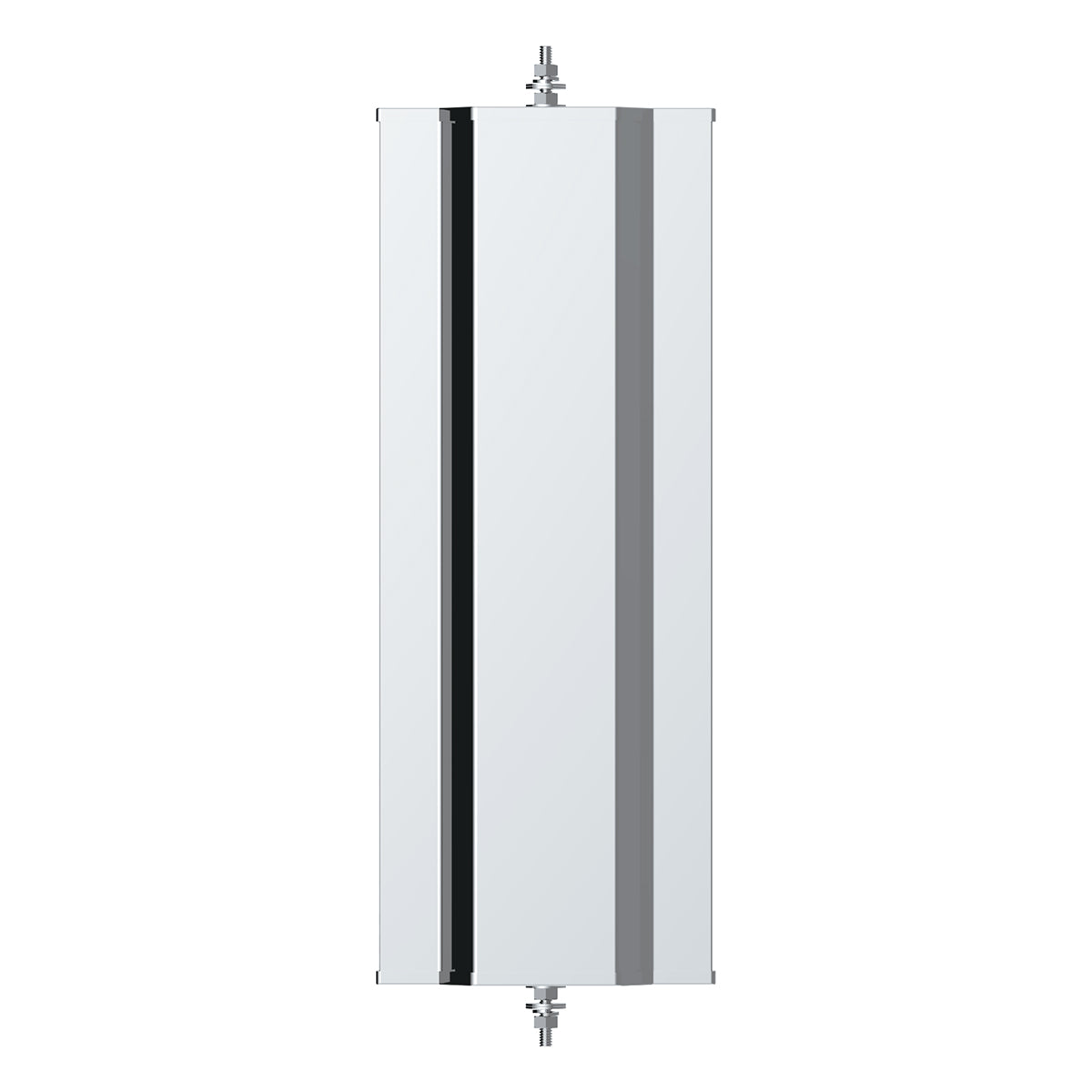 6" X 16" 430 Stainless Steel West Coast Mirror With Convex Lower Mirror - Non Heated