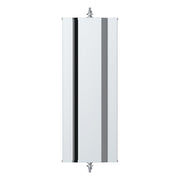 6" X 16" 430 Stainless Steel West Coast Mirror With Convex Lower Mirror - Non Heated